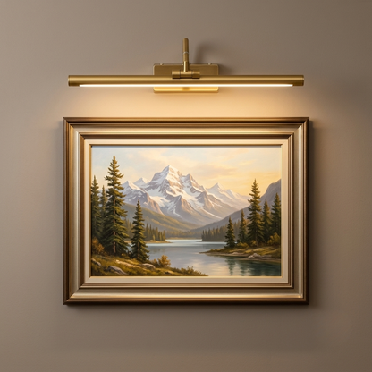 Linear Gold Wall Light