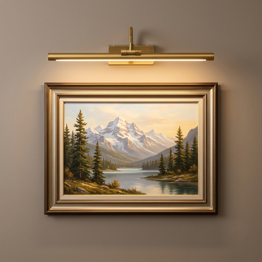 Linear Gold Wall Light