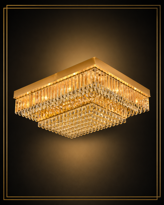 Imperia Crystal Flush Mount Imperial