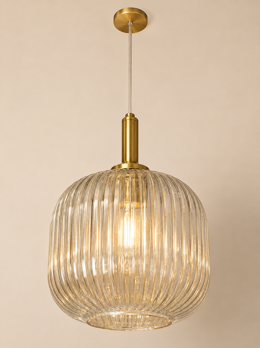 Lustra Ribbed Pendant