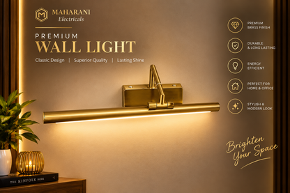 Linear Gold Wall Light