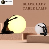 Black Lady Table Lamp